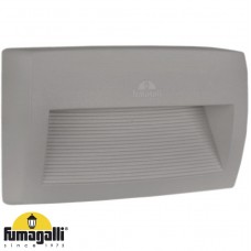 Φωτιστικό Επίτοιχο με Λάμπα LED 10.5W 230V 1100lm CCT Ρητίνης Γκρι IP55 Fumagalli Lorenza 270